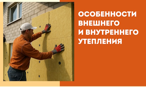 Какие особенности внешнего и внутреннего утепления в Партизанске