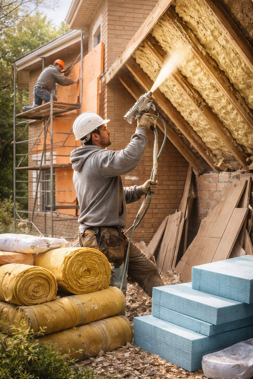 Утепление домов в Партизанске под ключ от 4508 руб/м2 | Профессионально — ТепломастерПрт