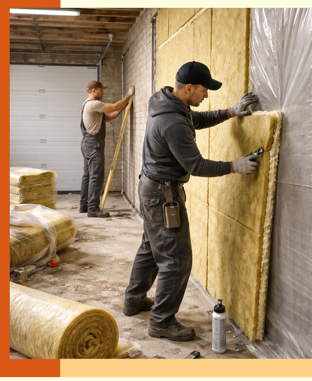 Утепление гаража под ключ в Партизанске — все виды теплоизоляции