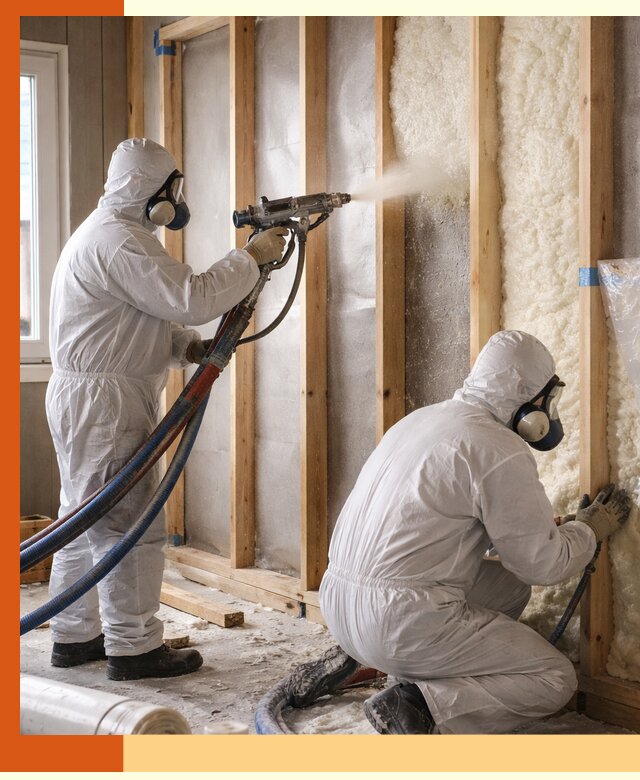 Утепление каркасной стены ППУ в Партизанске для домов и коттеджей