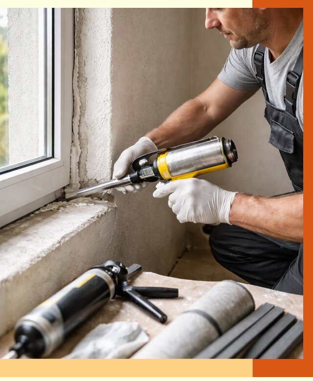 Герметизация стыков и примыканий в Партизанске от 1288 руб. под ключ | ТепломастерПрт